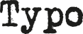 Current Typo Logo