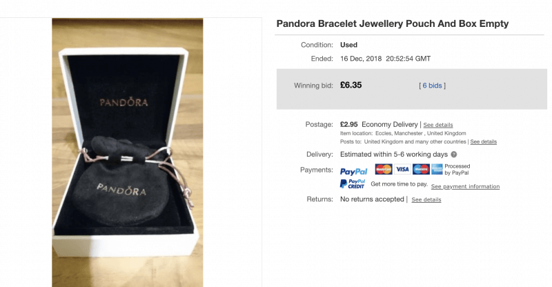 Ebay - Pandora box