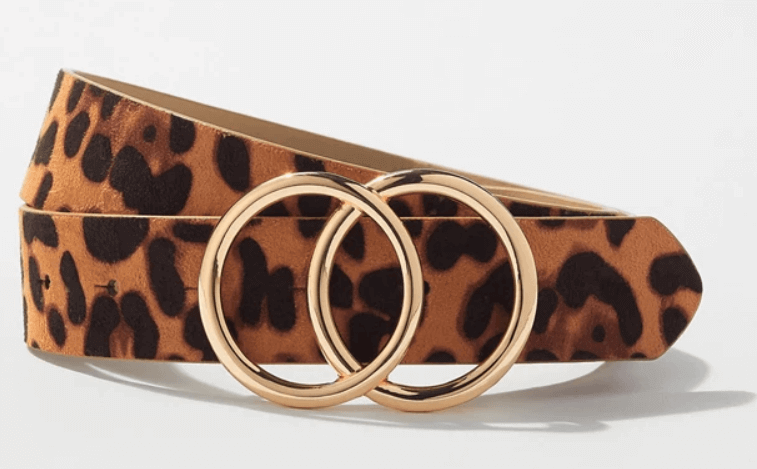 Leopard Print Belt