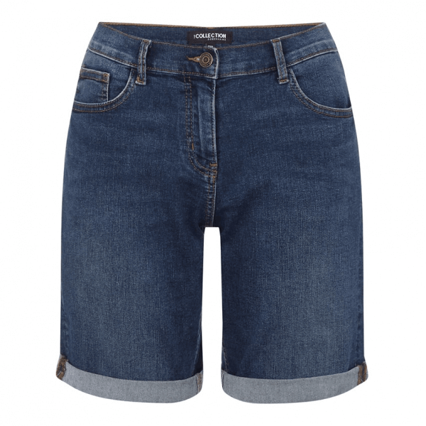 Knee Length Denim Shorts