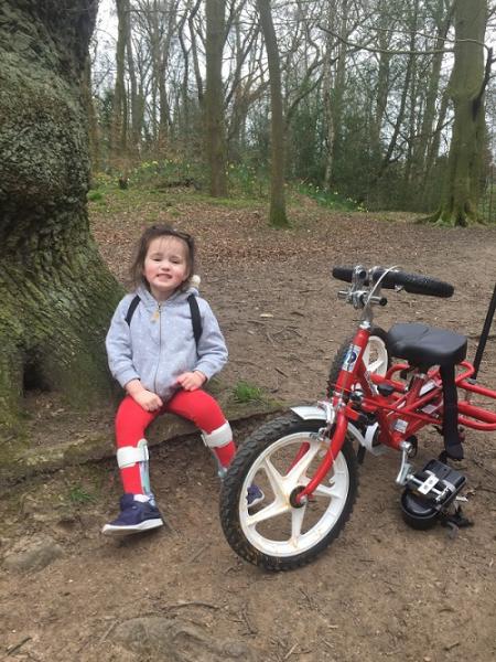 Little Girl and Mobility Bike - myAFK