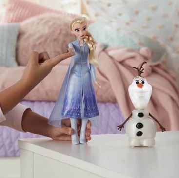 Disney Frozen Talk & Glow Elsa and Olaf Dolls - Argos