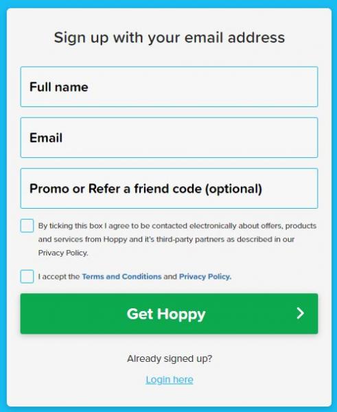 Hoppy - How to Use Voucher Codes