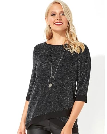 Necklace Shimmer Top - Roman Originals