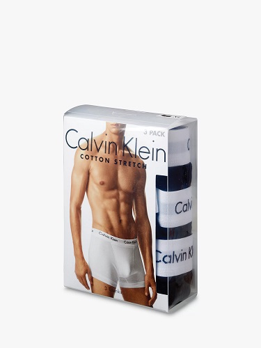 Calvin Klein 3 Pack Low Rise Trunks from Standout
