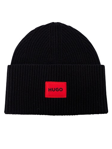 HUGO Xaff Beanie - Black from Standout