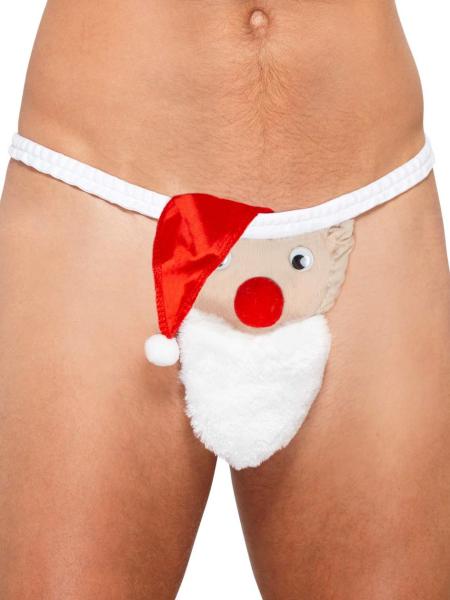 Sexy Santa Thong , Red, hi-res