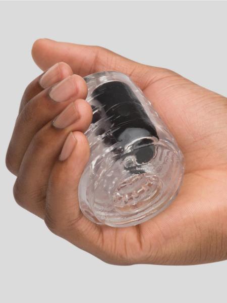 Lovehoney Head Master Vibrating Blow Job Stroker, Clear, hi-res