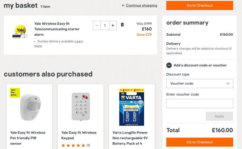 B&Q voucher code not working
