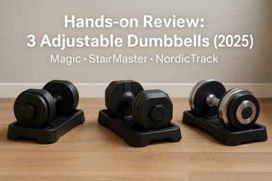 Hands-On Adjustable Dumbbells Review: Magic, StairMaster, NordicTrack