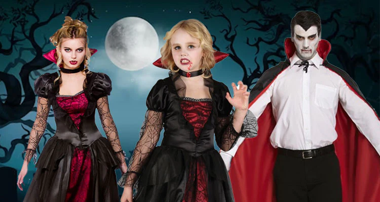 Ladies Vampire Halloween Costume