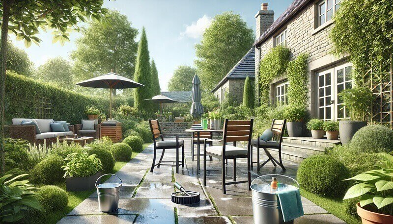What is the Best Thing to Clean Patio Stones With?