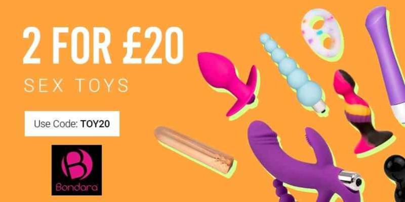 Bondara 2 for £20 toys offer