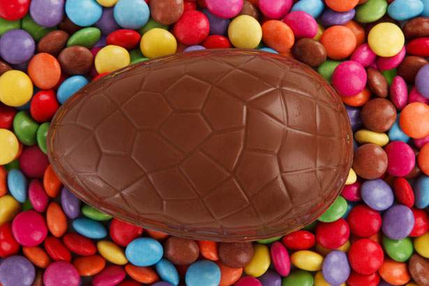 Chocolate Egg With Candy - Chocolate Trading