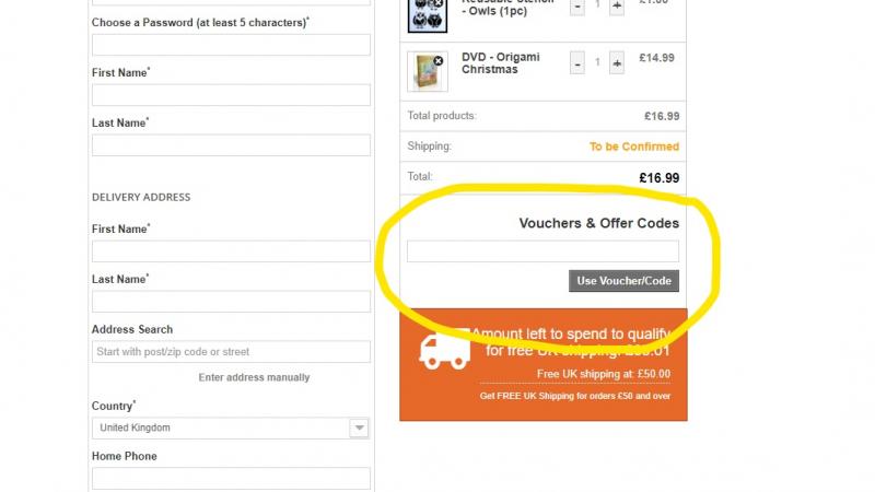 Printable Heaven checkout page