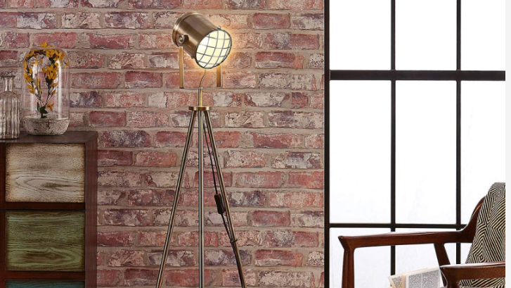 industrial tripod lamp