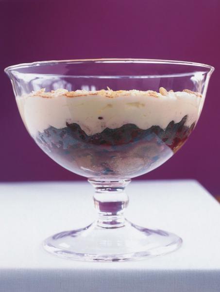 Blackberry trifle