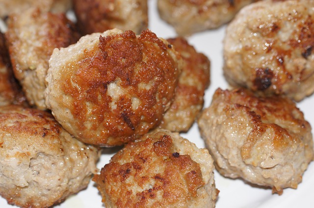 Pork and apple meatballs