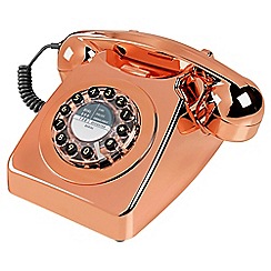 Copper Retro Telephone